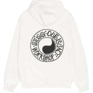 X Our Legacy Work Shop худи с пигментной окраской Buana Stussy, белый