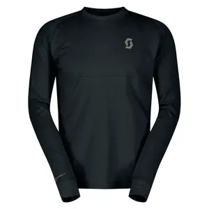 Джерси с длинным рукавом Scott Trail Storm Warm Light, черный