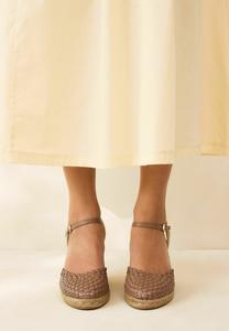 Эспадрильи REGULAR FIT - FOREVER COMFORT ROUND TOE WEAVE DETAIL - Wedge sandals Next, коричневый