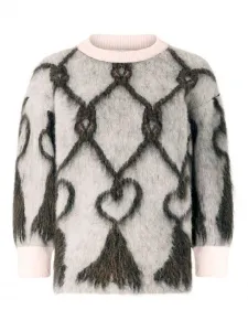 Свитер с узором Genny, нейтральный