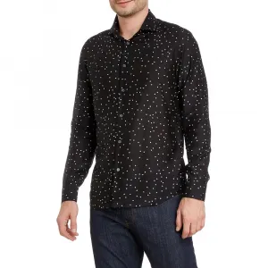 EMPORIO ARMANI Мужская черная рубашка