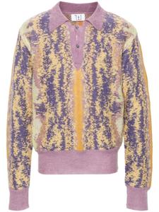 Толстовка вязки интарсия Winnie NY, фиолетовый