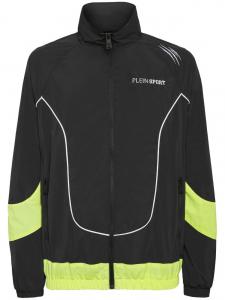 Plein Sport бомбер со вставками, черный