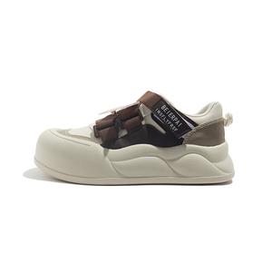 BEIER Износостойкие и легкие женские лоу-топы для скейтбординга Beige Brown Dog, цвет Beige Brown Dog