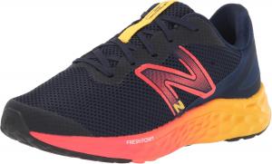 Кроссовки New Balance Unisex-Child Fresh Foam Arishi V4 с шнуровкой, красный