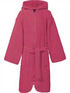 Erwin Müller Детский халат с капюшоном Terry, цвет фуксия