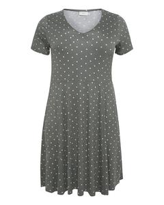 Платье из джерси KAFFE CURVE Dress Rachel, темно-зеленый