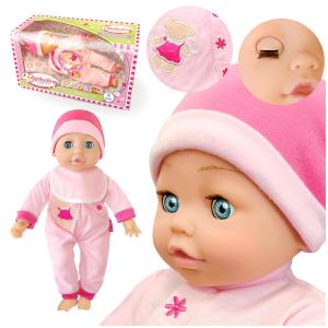Кукла-пупс как живая кукла, интерактивная, большая, мягкая, говорит 50 слов. Bambolina