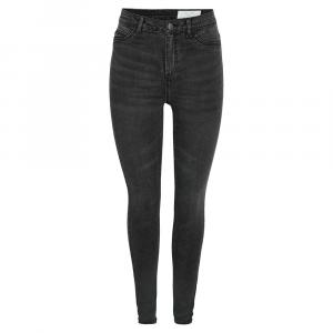 Джинсы Noisy May Callie Skinny Fit Vi481Bl high waist, серый