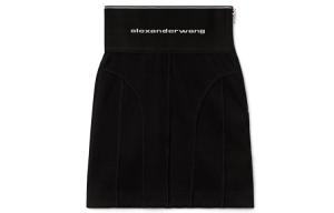 Повседневная короткая юбка женская черная Alexander Wang