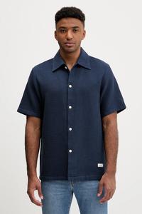 Хлопковая рубашка Marc O'Polo, темно-синий