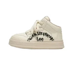 Детские хлопковые туфли beige Lee, бежевый