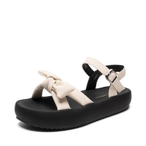 Сандалии с одним ремешком женские ZHR, Beige