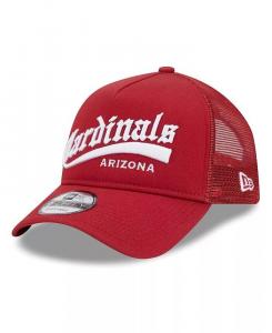 Мужская регулируемая кепка Cardinal Arizona Cardinals Caliber Trucker 9FORTY New Era, красный