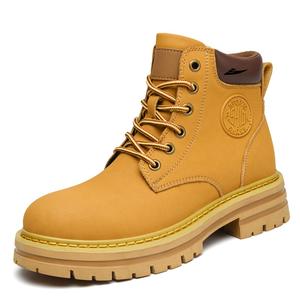 Kuding Мартин Бутс Унисекс Желто-Черные - Желтые, Всесезонные, цвет Yellow, All-Season