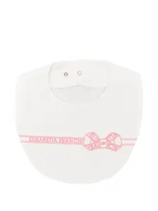 Нагрудник с бантом Elisabetta Franchi La Mia Bambina, белый