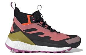 Terrex Free Hiker Кроссовки женские высокие красные/черные Adidas