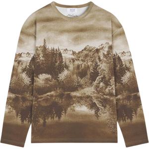 Футболка с принтом Maison Kitsuné Maison Kitsune, Smoky