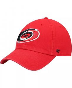 Мужская регулируемая шапка Red Carolina Hurricanes Team Clean Up '47 Brand