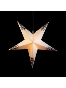 Sterntaler Декоративная звезда | Рождественская звезда с бело-черными украшениями | Складная звезда |