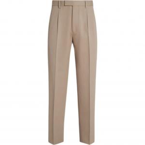 Зеджа прямые брюки с классическим кроем Ermenegildo Zegna, хаки