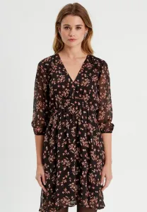 Ausgestelltes mit 3/4ärmeln дневное платье Cache Cache, Noir