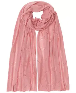 Пуловер с ажурной вязкой и логотипом Pointelle Wrap Lauren Ralph Lauren, красный