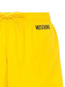 Шорты для плавания с логотипом Moschino, желтый