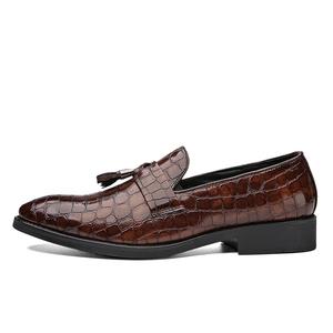 Dao Tu Sen Мужские туфли-оксфорды низкие черные коричневые зеленые светло-коричневые, цвет Brown-(G7701) Light