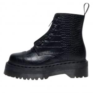 Ботинки (WMNS) Dr. Martens Sinclair Croc Emboss Platform Boots 'Black'