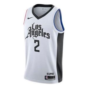 Футболка nba city sw fan edition los angeles clippers leonard 2 баскетбольная майка жилет Nike, белый