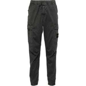 Повседневные брюки мужские черные Stone Island, черный