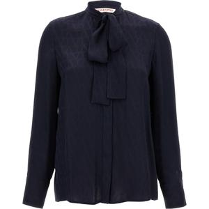 Valentino Рубашка женская морская синяя