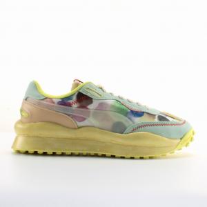 Текстильные кроссовки style rider kidsuper на шнуровке 373513 01 Puma, мультиколор