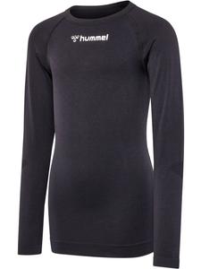 Футболка Hmlbl Comfort 2.0 Tee L/S Kids черного цвета Hummel