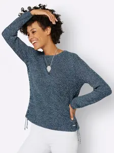 Casual Looks Вязаный джемпер "Пуловер", темно-синий