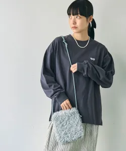 Мини-сумочка через плечо из искусственного меха Coen, цвет Lt.Blue