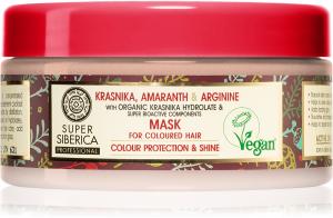 Красника, амарант и аргинин интенсивная маска для окрашенных волос Natura Siberica, 300 мл
