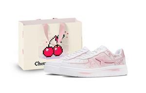 Кроссовки Air Force One Skateboard женские Low top XTEP, розовый