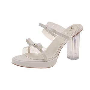 WUJI Женские противоскользящие тапочки-шлепанцы с устойчивостью к истиранию - бежевый, 9 см, цвет Beige 9 Cm