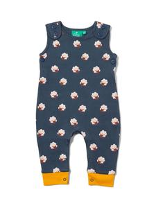 Комбинезон из органического хлопка синего цвета Little Green Radicals