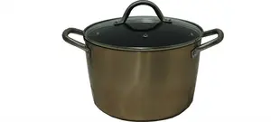 Кастрюля с крышкой Ibili-Natura медь, алюминий, 24x15 см, коричневый IBILI MENAJE, S.A.