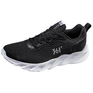 Кроссовки женские с низким верхом, черный/белый 361°