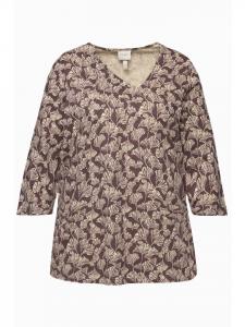 Футболка Ulla Popken, цвет dunkles taupe