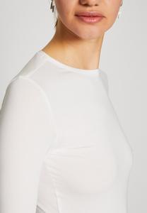 Топ с длинными рукавами SLIM LONG SLEEVE Weekday, белый