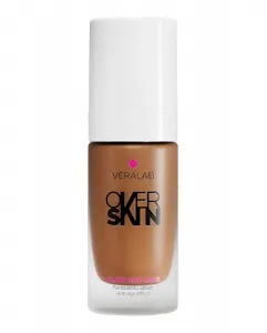 Тональная основа Glow And Care 30 мл Overskin Veralab, 12 Pecan - Deep