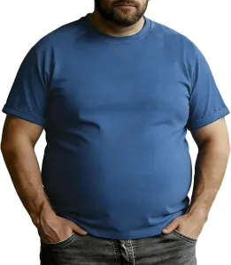 Футболка для мужчин Big and Tall, свободного кроя, с коротким рукавом