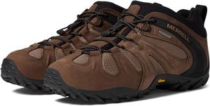 Мужские тактические ботинки Merrell Chameleon 8 Stretch, водонепроницаемый нубук и верх из сетки, ультра-легкие походные боевые ботинки, Earth