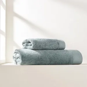 Банное полотенце из хлопка и тенселя 650 гр/м2 Eris Soft Sheridan, зеленый