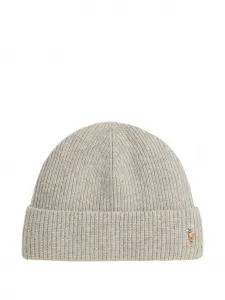 Шапка-бини с фирменной эмблемой Пони Polo Ralph Lauren, серый